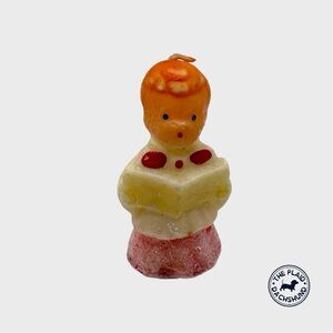Vintage Small Midcentury Choir Boy Candle